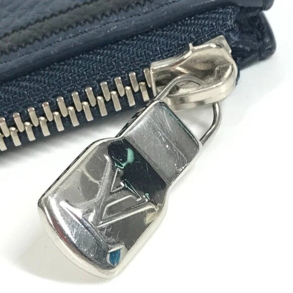 LOUIS VUITTON M68235 LV logo Pochette Jules GM Pouch Clutch bag Navy/Black - Picture 9 of 14